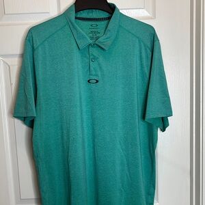 Oakley Men's Teal Polo Shirt